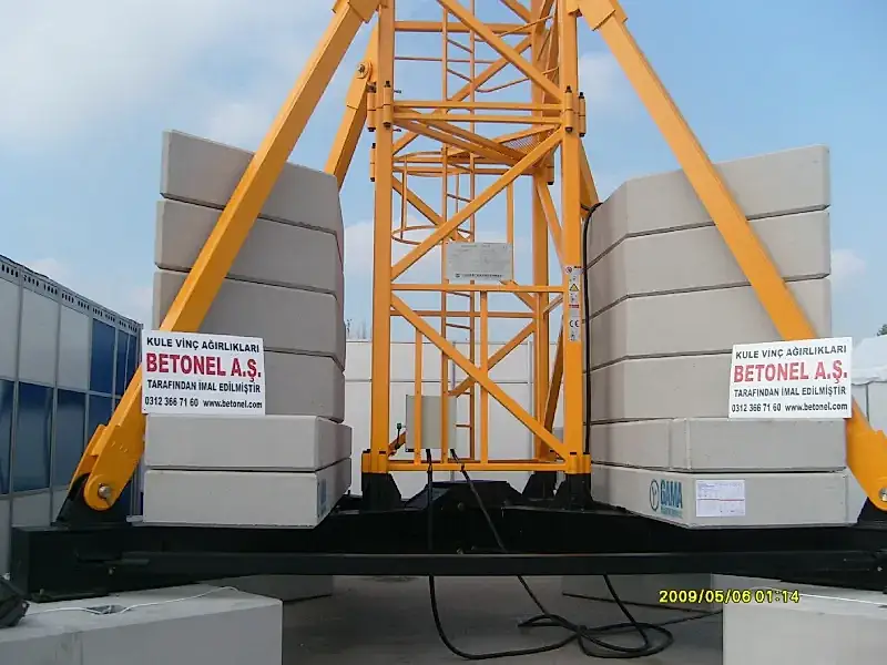 Kule Vinç Ağırlık Taşları